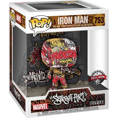 Figura de vinilo Iron Man Graffiti de Funko - Exclusiva EE. UU. 9.5cm Figura de vinilo Iron Man Graffiti de Funko - Exclusiva EE. UU. 9.5cm