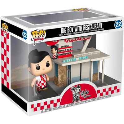 Funko Pop! Big Boy Restaurant met Big Boy - Vinyl Figuratie Funko Pop! Big Boy Restaurant met Big Boy - Vinyl Figuratie