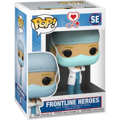 Funko Pop! Héros Travailleurs de la Première Ligne #1 Bleu Pop! Vinyle - Publicité Funko Pop! Héros Travailleurs de la Première Ligne #1 Bleu Pop! Vinyle - Publicité