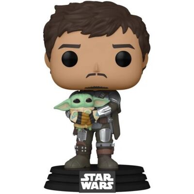 Funko Pop! Star Wars: Mandalorian - Mando mit Kind Sammlerfigur Funko Pop! Star Wars: Mandalorian - Mando mit Kind Sammlerfigur