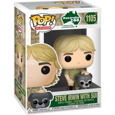 Funko Pop! Crocodile Hunter Steve Irwin with Sui Vinyl Action Figure - Action Figure Funko Pop! Crocodile Hunter Steve Irwin with Sui Vinyl Action Figure - Action Figure