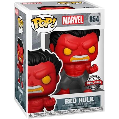 Funko Pop! Marvel - Κόκκινος Χαλκ Chase Αποκλειστική Βινύλιο-Μορφή - 854 Funko Pop! Marvel - Κόκκινος Χαλκ Chase Αποκλειστική Βινύλιο-Μορφή - 854