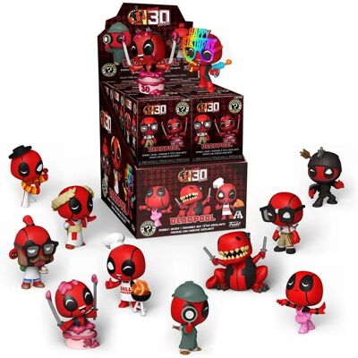 Funko Deadpool 30th Mystery Minis - Caixa Surpresa Funko Deadpool 30th Mystery Minis - Caixa Surpresa