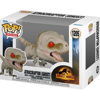 Funko Atrociraptor Ghost - Figura de vinilo Jurassic World Dominion Funko Atrociraptor Ghost - Figura de vinilo Jurassic World Dominion