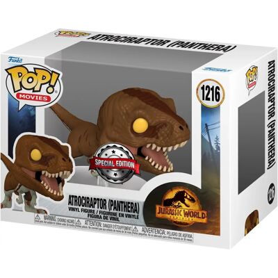 Funko Pop Jurassic World 3 Atrociraptor Panthera Exclusif - Figurine en Vinyle Funko Pop Jurassic World 3 Atrociraptor Panthera Exclusif - Figurine en Vinyle