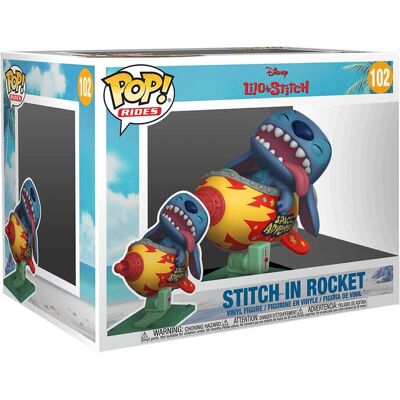 Funko Pop! Disney: Lilo e Stitch - Stitch nel razzo n°102 Funko Pop! Disney: Lilo e Stitch - Stitch nel razzo n°102