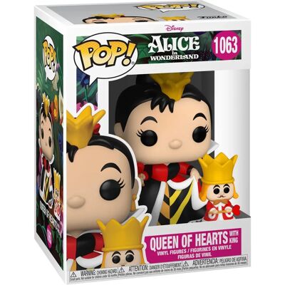 Funko Pop! Vinyl - Alice au pays des merveilles - Reine de cœur avec roi - Publicité Funko Pop! Vinyl - Alice au pays des merveilles - Reine de cœur avec roi - Publicité