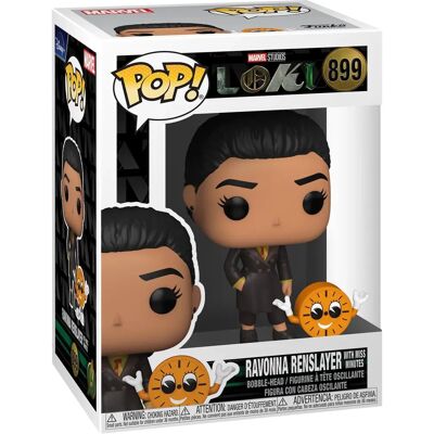 Funko Pop! Marvel Loki Ravonna Renslayer con Miss Minutes Vinilo - 10 CM Funko Pop! Marvel Loki Ravonna Renslayer con Miss Minutes Vinilo - 10 CM