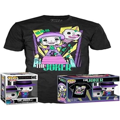 Set Funko Batman Joker - Figura Vinile & Maglietta Set Funko Batman Joker - Figura Vinile & Maglietta