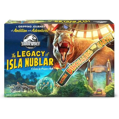 Funko Games - Jurassic World: The Legacy Of Isla Nublar Strategy Adventure Board - Board Game Funko Games - Jurassic World: The Legacy Of Isla Nublar Strategy Adventure Board - Board Game
