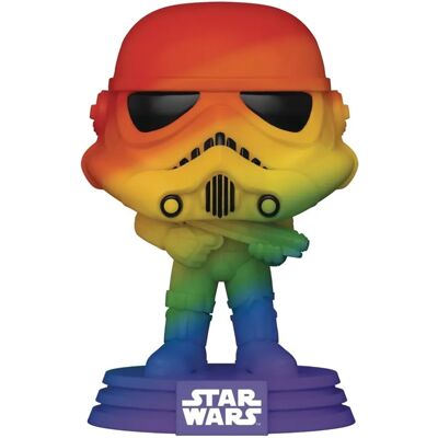 Funko POP Star Wars : Fierté - Stormtrooper (Arc-en-ciel) Figurine en vinyle - Publicité Funko POP Star Wars : Fierté - Stormtrooper (Arc-en-ciel) Figurine en vinyle - Publicité