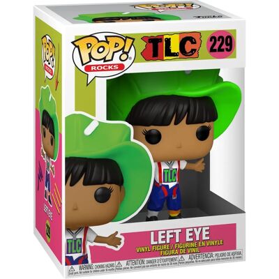 Funko Pop! TLC Left-Eye Vinyl Figure - 9cm - Rocks Collection Funko Pop! TLC Left-Eye Vinyl Figure - 9cm - Rocks Collection