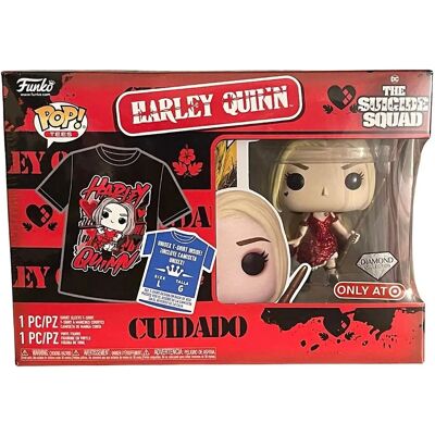 Set Funko Pop! Harley Quinn & T-shirt - Large - DC Set Funko Pop! Harley Quinn & T-shirt - Large - DC