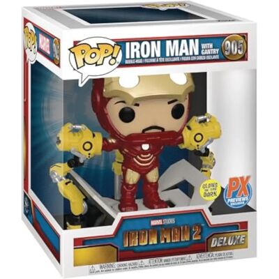 Funko Pop Iron Man MKIV avec Gantry Glow in Dark Deluxe - Figurine d'Action - Publicité Funko Pop Iron Man MKIV avec Gantry Glow in Dark Deluxe - Figurine d'Action - Publicité