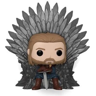 Funko Pop! Ned Stark sur Trône Deluxe - Figurine de Collection - Publicité Funko Pop! Ned Stark sur Trône Deluxe - Figurine de Collection - Publicité
