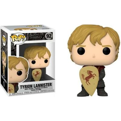 Funko Pop! - Game of Thrones - TV - Game of Thrones - Tyrion Lannister avec bouclier (92) - Publicité Funko Pop! - Game of Thrones - TV - Game of Thrones - Tyrion Lannister avec bouclier (92) - Publicité
