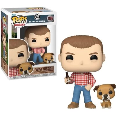Funko Pop! Letterkenny Wayne con Gus - Figura Funko Pop! Letterkenny Wayne con Gus - Figura