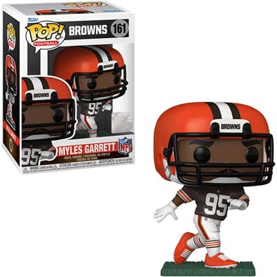 Funko Pop NFL Browns Myles Garrett - Capacete & Uniforme - Colecionável Funko Pop NFL Browns Myles Garrett - Capacete & Uniforme - Colecionável