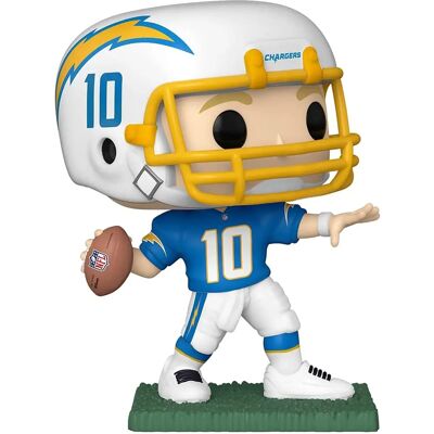 FUNKO POP! NFL: Chargers - Justin Herbert (Uniforme Domicile) - Figurine en vinyle - Publicité FUNKO POP! NFL: Chargers - Justin Herbert (Uniforme Domicile) - Figurine en vinyle - Publicité