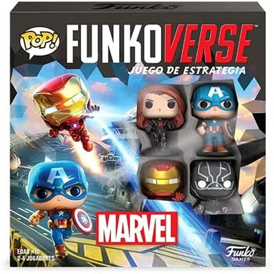 Juego de mesa Funko Marvel - 2 Mapas, 4 Figuras - +10 Años - 45 Min Juego de mesa Funko Marvel - 2 Mapas, 4 Figuras - +10 Años - 45 Min