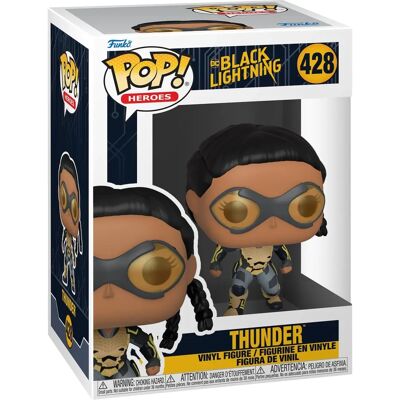 Figura de vinilo Funko Black Lightning Thunder - Coleccionable Figura de vinilo Funko Black Lightning Thunder - Coleccionable