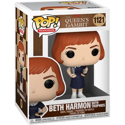 Funko Pop! Television The Queen's Gambit - Beth Harmon With Trophies Funko Pop! Television The Queen's Gambit - Beth Harmon With Trophies