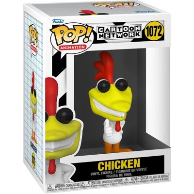 Funko Funko Pop! Cartoon Network Mucca e Pollo - Pollo - Figura in Vinile Funko Funko Pop! Cartoon Network Mucca e Pollo - Pollo - Figura in Vinile