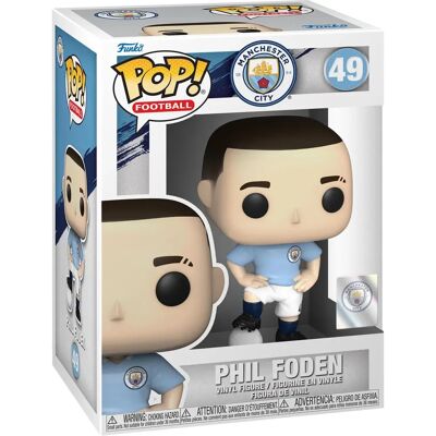 Funko Pop! Fußball: Manchester City - Phil Foden N°49 Funko Pop! Fußball: Manchester City - Phil Foden N°49
