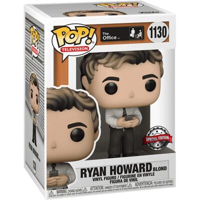 Funko Pop! The Office Ryan Howard Loiro Edição Exclusiva EUA - Figura de vinil Funko Pop! The Office Ryan Howard Loiro Edição Exclusiva EUA - Figura de vinil