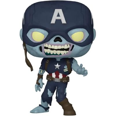 Funko Marvel: E Se...? Zombie Capitan America Pop! Giocattoli in Vinile - Funko Marvel: E Se...? Zombie Capitan America Pop! Giocattoli in Vinile Funko Marvel: E Se...? Zombie Capitan America Pop! Giocattoli in Vinile - Funko Marvel: E Se...? Zombie Capitan America Pop! Giocattoli in Vinile