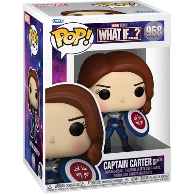Funko Pop Captain Carter - Figura de vinilo - Marvel Funko Pop Captain Carter - Figura de vinilo - Marvel