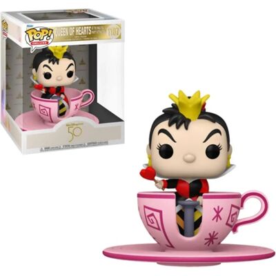 Funko Pop! Deluxe Walt Disney World 50° Anniversario - Regina di Cuori all'Attrazione Mad Tea Party N°1107 Funko Pop! Deluxe Walt Disney World 50° Anniversario - Regina di Cuori all'Attrazione Mad Tea Party N°1107