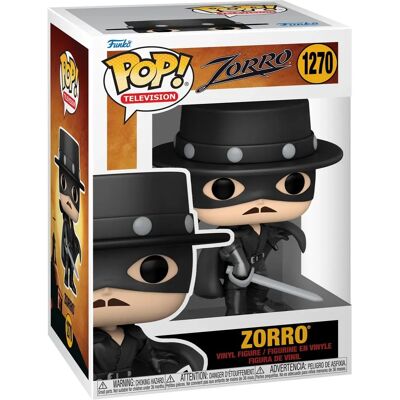 Figura de vinilo Zorro Funko - Artículo de colección de serie TV Figura de vinilo Zorro Funko - Artículo de colección de serie TV
