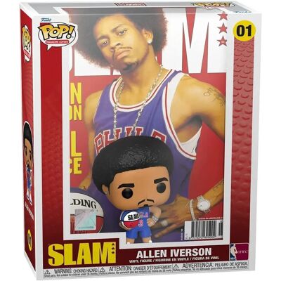 Funko NBA Allen Iverson Figura de Vinil - Homenagem ao Slam Magazine Funko NBA Allen Iverson Figura de Vinil - Homenagem ao Slam Magazine
