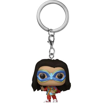Funko Pop! Ms. Marvel Vinyl Sleutelhanger - Multicolor - Marvel Funko Pop! Ms. Marvel Vinyl Sleutelhanger - Multicolor - Marvel