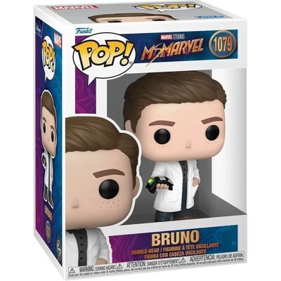 Figura colecionável Funko Pop! Ms. Marvel Bruno Carrelli Figura colecionável Funko Pop! Ms. Marvel Bruno Carrelli
