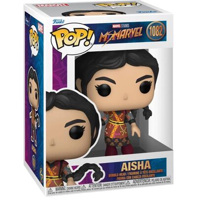 Funko Pop! Aisha - Ms. Marvel (59568) - Publicité Funko Pop! Aisha - Ms. Marvel (59568) - Publicité