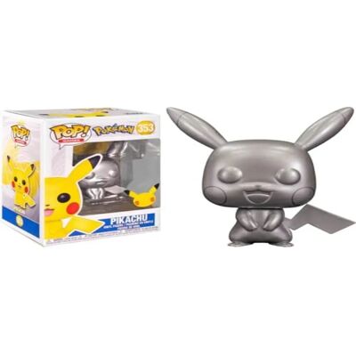 Funko Pikachu Srebrna Edycja Vinylowa Figurka - 9 cm Funko Pikachu Srebrna Edycja Vinylowa Figurka - 9 cm