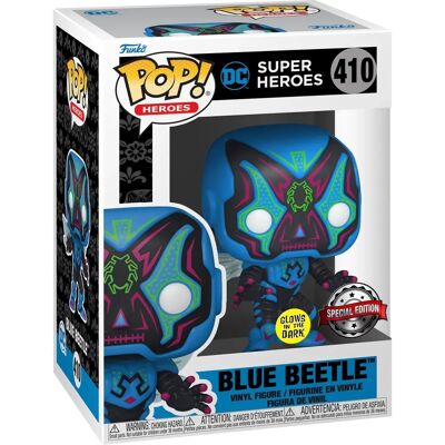 Funko Blue Beetle Brilla al buio DC Pop! Vinyl Funko Blue Beetle Brilla al buio DC Pop! Vinyl