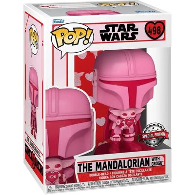 Funko Star Wars The Mandalorian Grogu San Valentino Pop! Vinyl - Figura Collezionabile Funko Star Wars The Mandalorian Grogu San Valentino Pop! Vinyl - Figura Collezionabile