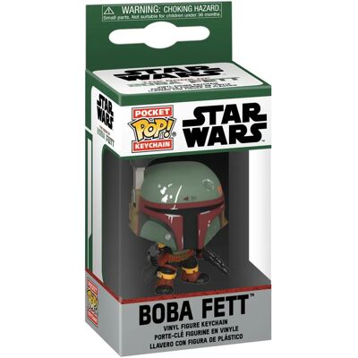 Chaveiro Funko Boba Fett - Star Wars Pocket Pop - Multicolor Chaveiro Funko Boba Fett - Star Wars Pocket Pop - Multicolor