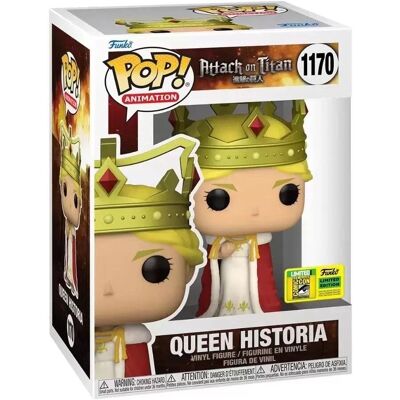 Funko Attack on Titan Queen Historia SDCC 2022 Limitowana Edycja Pop! Vnyl - Figura akcji Funko Attack on Titan Queen Historia SDCC 2022 Limitowana Edycja Pop! Vnyl - Figura akcji
