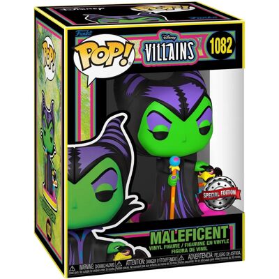 Funko Pop! Villanos de Disney - Maleficent Blacklight n° 1082 Funko Pop! Villanos de Disney - Maleficent Blacklight n° 1082