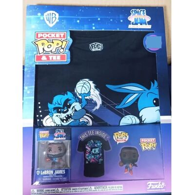 Funko Pop! Space Jam 2 LeBRON James - Maglietta e Portachiavi Funko Pop! Space Jam 2 LeBRON James - Maglietta e Portachiavi