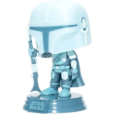 Funko Mandalorian Hologramma Glow Edizione USA - Figura in Vinile Funko Mandalorian Hologramma Glow Edizione USA - Figura in Vinile