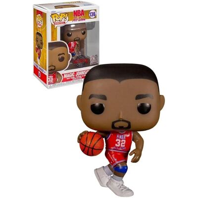 Funko Pop! Basketball NBA All Stars - Magic Johnson 1986 N°136 Funko Pop! Basketball NBA All Stars - Magic Johnson 1986 N°136