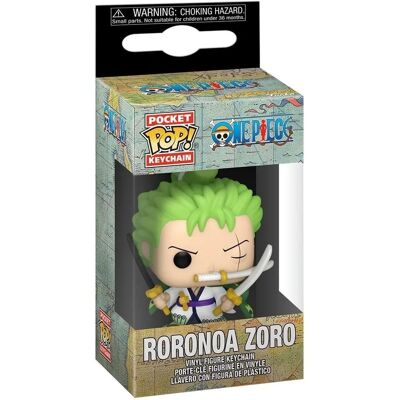 Funko Roronoa Zoro Pocket Pop vinylfigur - Samlarnyckelring Funko Roronoa Zoro Pocket Pop vinylfigur - Samlarnyckelring