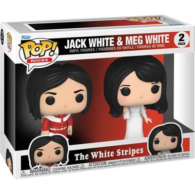 Funko Pop! The White Stripes Jack White & Meg White (61428) Funko Pop! The White Stripes Jack White & Meg White (61428)