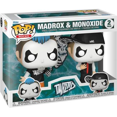 Funko Pop! - Musica - Twiztid - Madrox & Monoxide 2-Pack (61446) Funko Pop! - Musica - Twiztid - Madrox & Monoxide 2-Pack (61446)