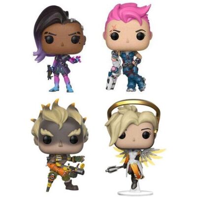 Funko Pop Overwatch 4-Pack - Vinyl Figuren Funko Pop Overwatch 4-Pack - Vinyl Figuren